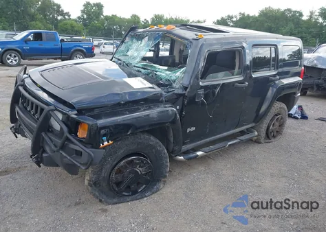 2007 Hummer H3 z USA, uszkodzony, nr VIN 5GTDN13EX78241049